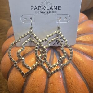 Park Lane Silver Hammered Earrings